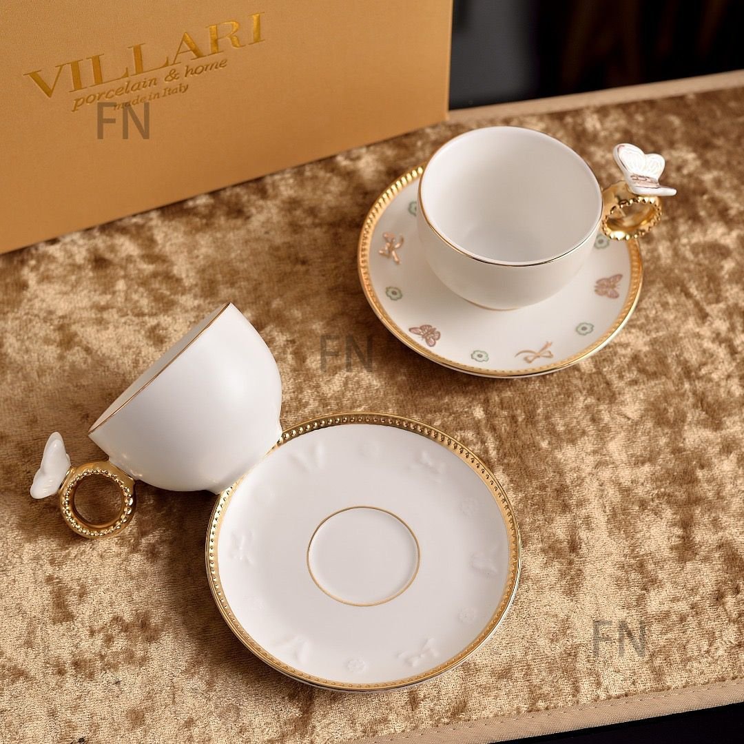 Villari Butterfly tea/ coffee cup - Image 2 of 2